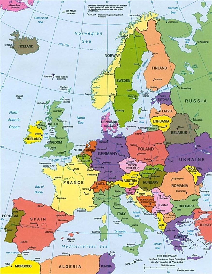 Europe Map